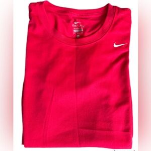 Nike Dri-FIT Hot Pink Athletic Tee | Women’s Small | Lightweight Workout Top